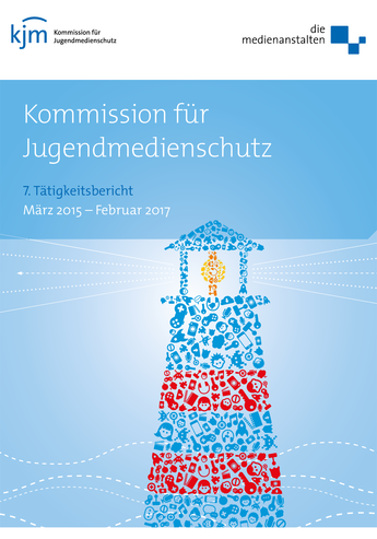 Cover des 7. Tätigkeitsberichts der Kommission für Jugendmedienschutz