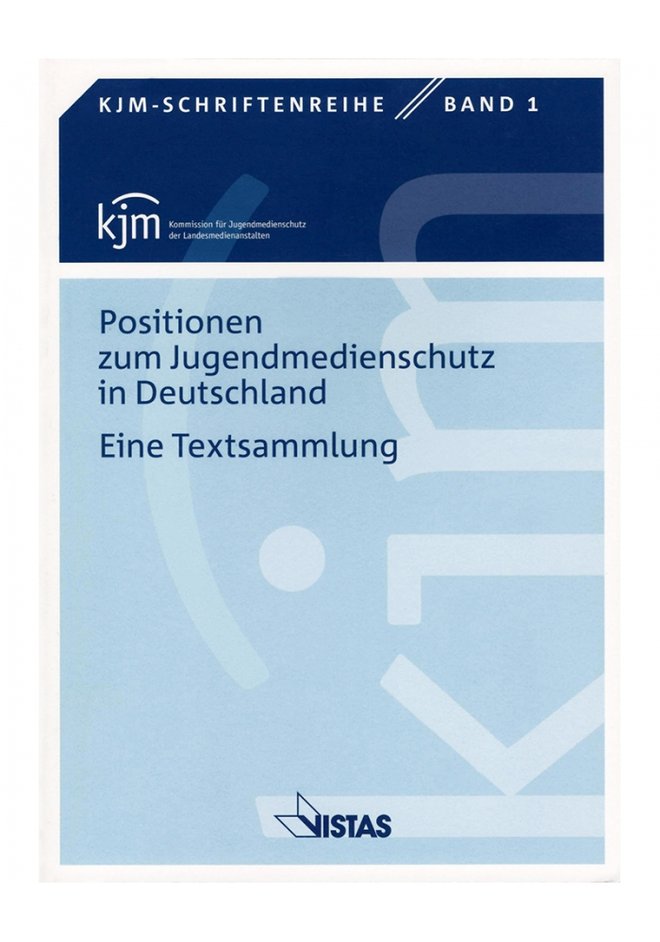 Das Cover der Schriftenreihe der KJM.